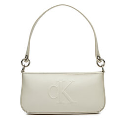 Calvin Klein Jeans Torebka Calvin Klein Jeans Sculpted Shoulder K60K612725 Écru