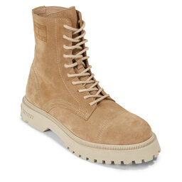 Tommy Jeans Snörskor Tommy Jeans Tjm Casual Boot Suede EM0EM01336 Sandalwood RBT
