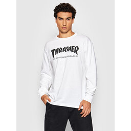 Thrasher Longsleeve Thrasher Skatemag Wht