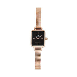 Daniel Wellington Zegarek Daniel Wellington Quadro Mini Melrose Amber DW00100649 Złoty