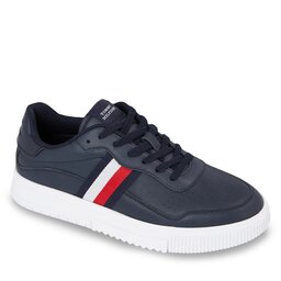 Tommy Hilfiger Sneakers Tommy Hilfiger Supercup Leather Stripes FM0FM04824 Desert Sky DW5