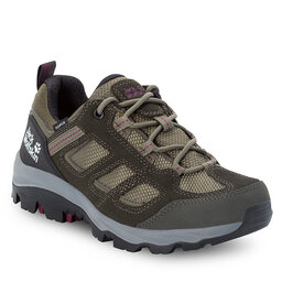 Jack Wolfskin Trekkings Jack Wolfskin Vojo 3 Texapore Low W 4042451 Khaki / Burgundy