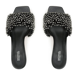 

Шльопанці MICHAEL Michael Kors Amal Kitten Sandal 40S3AMMS1L Black, Чорний