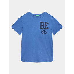 United Colors Of Benetton United Colors Of Benetton Majica 3I1XC10BI Modra Regular Fit