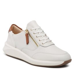 Clarks Superge Clarks Un Rio Zip 261673724 White Leather