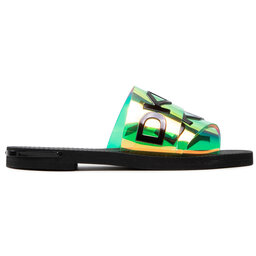 

Шльопанці DKNY K1163387 Gasoline Vinyl/Multi Mul, Зелений