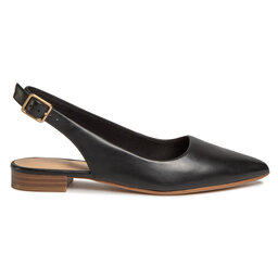 

Босоніжки Clarks Laina15 Sling 261488604 Black Leather, Чорний