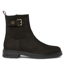 

Ботильйони Tommy Hilfiger Thermo Nubuck Belt Bootie FW0FW07478 Black BDS, Чорний