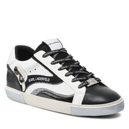KARL LAGERFELD Sneakers KARL LAGERFELD KL60134 White Lthr W/Black