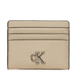 Calvin Klein Jeans Pouzdro na kreditní karty Calvin Klein Jeans Minimal Monogram K60K612746 Écru