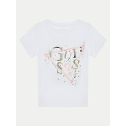 Guess Guess Camiseta K5RI00 K6YW4 Blanco Regular Fit