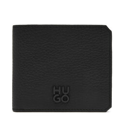 HUGO Ανδρικό Πορτοφόλι HUGO Nesh 8 cc 50541984 Μαύρο