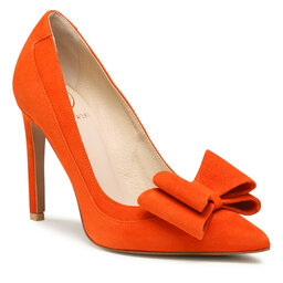 Baldowski Stilettos Baldowski D04467-1451-002 Zamsz Pomarańcz