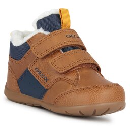 Geox Nizki čevlji Geox B Elthan Boy B361PB 0MEBC CR6F4 Tobacco/Navy