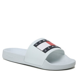 Tommy Jeans Șlapi Tommy Jeans Flag Pool Slide EN0EN02351 Shimmering Blue CYO