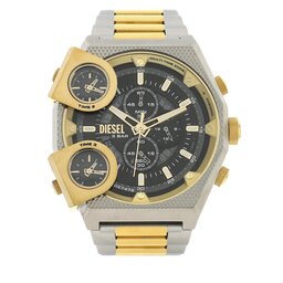 Diesel Sat Diesel Sideshow DZ7476 Silver/Gold