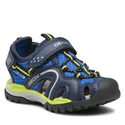 Geox Sandale Geox J Borealis Boy J250RB014MEC4344 M Royal/Lime