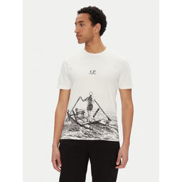 C.P. Company C.P. Company Marškinėliai 18CMTS318A005431G Balta Regular Fit