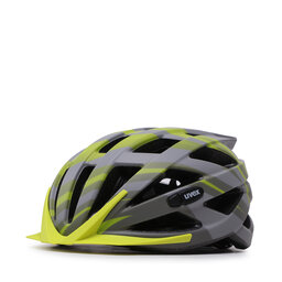 

Велосипедний шолом Uvex Air Wing Cc 4100480217 Grey/Lime Mat, Сірий