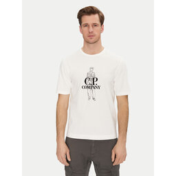 C.P. Company C.P. Company T-Shirt 18CMTS288A006057O Λευκό Regular Fit