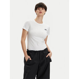 The North Face The North Face T-Shirt Simple Dome NF0A87NH Λευκό Regular Fit