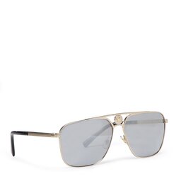 Versace Ochelari de soare Versace 0VE2238 12526G Pale Gold/Light Grey Mirror Silver