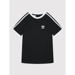 adidas adidas T-Shirt 3-Stripe H35545 Μαύρο Regular Fit