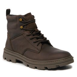 CATerpillar Schnürstiefeletten CATerpillar Practitioner Mid P725843 Dark Brown