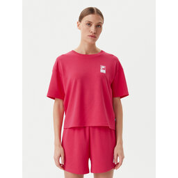 Fila Fila Camiseta Lisakovsk FAW1044 Rosa Loose Fit