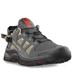 Salomon Chaussures Salomon Techamphibian 5 L47114900 Pewter/Moth/Fiery Red