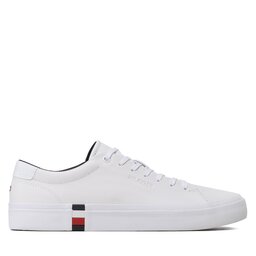 

Снікерcи Tommy Hilfiger Modern Vulc Corporate Leather FM0FM04351 White YBR, Білий