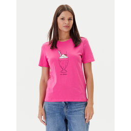 ONLY ONLY Camiseta Fun Life 15349901 Rosa Regular Fit