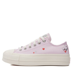 

Кеди Converse Chuck Taylor All Star Lift Platform Y2K A09115C Lilac Daze/Egret/Fever Dream, Рожевий