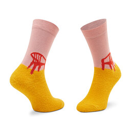 

Набір 2 пар високих жіночих шкарпеток Happy Socks XHAV02-0200 Жовтий