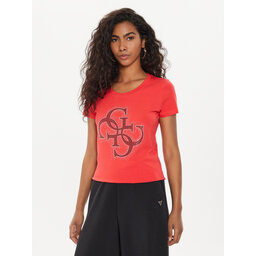 Guess Guess Camiseta W4YI37 J1314 Rojo Regular Fit