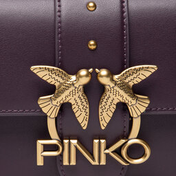 

Сумка Pinko Love Mini Icon Simply 6 Cl AI 22-23 PLTT 1P22TW Y5H7 Purple WWAQ, Бордовий