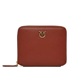PINKO Didelė Moteriška Piniginė PINKO Taylor Zip Around 100249 A0F1 Ruda