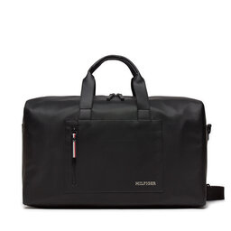 Tommy Hilfiger Bolsas para el fin de semana Tommy Hilfiger Th Pique Duffle AM0AM11779 Negro