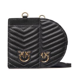 Pinko Kit Pinko Neckle Mini Bag Chevron Al 22-23 PLTT 1P22XS A03Z Black Z99Q