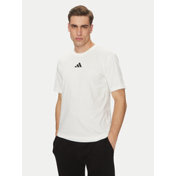 adidas adidas Marškinėliai German Engineering Graphic JP1527 Balta Regular Fit