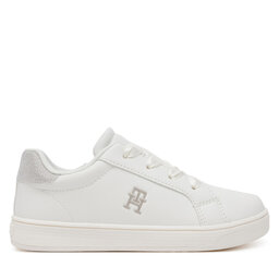 Tommy Hilfiger Sneakersy Tommy Hilfiger Low Cut Velcro Sneaker T1A9-33728-1439 S Biały