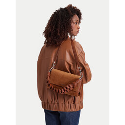Coccinelle Сумка Coccinelle P6P Boheme Suede Bimaterial E1 P6P 12 01 01 Коричневий