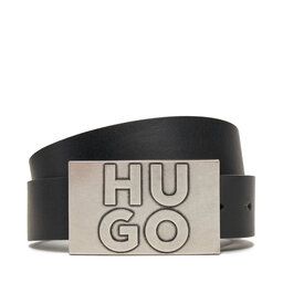 HUGO Ζώνη Ανδρική HUGO 50537037 Μαύρο