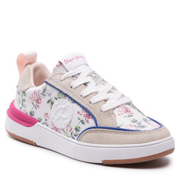 Pepe Jeans Сникърси Pepe Jeans Baxter Flowers Girl PGS30540 Off White 803