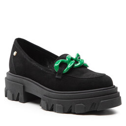 Maciejka Chunky loafers Maciejka 2850J-12/00-1 Czarny Zamsz