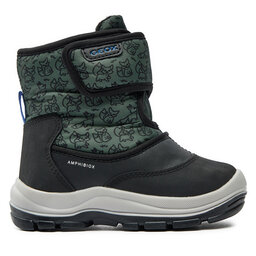 Geox Μπότες Χιονιού Geox B Flanfil Boy B Abx B263VE 0BCMN C9358 S Μαύρο