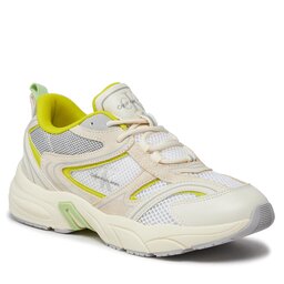 Calvin Klein Jeans Sneakers Calvin Klein Jeans Retro Tennis Su-Mesh Wn YW0YW00891 Bright White/Sulphur/Oyster 02X