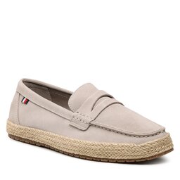 Tommy Hilfiger Еспадрили Tommy Hilfiger Th Resort Classic Suede FM0FM04453 Stone AEP