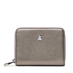 TOUS Pequeña cartera de mujer TOUS Monedero M. New Dubai 2001690055 Plata