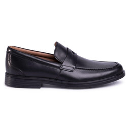 

Туфлі Clarks Un Aldric Step 261401397 Black Leather, Чорний